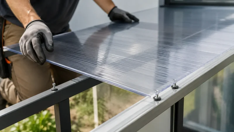 How to install solid polycarbonate – a practical guide
