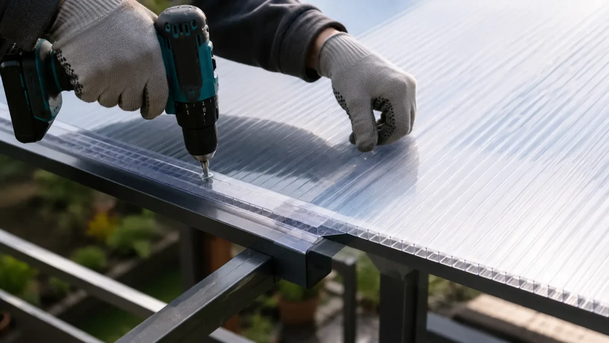 How to properly install multi-wall polycarbonate?